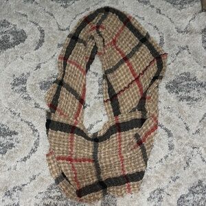 Plaid infinity Scarf